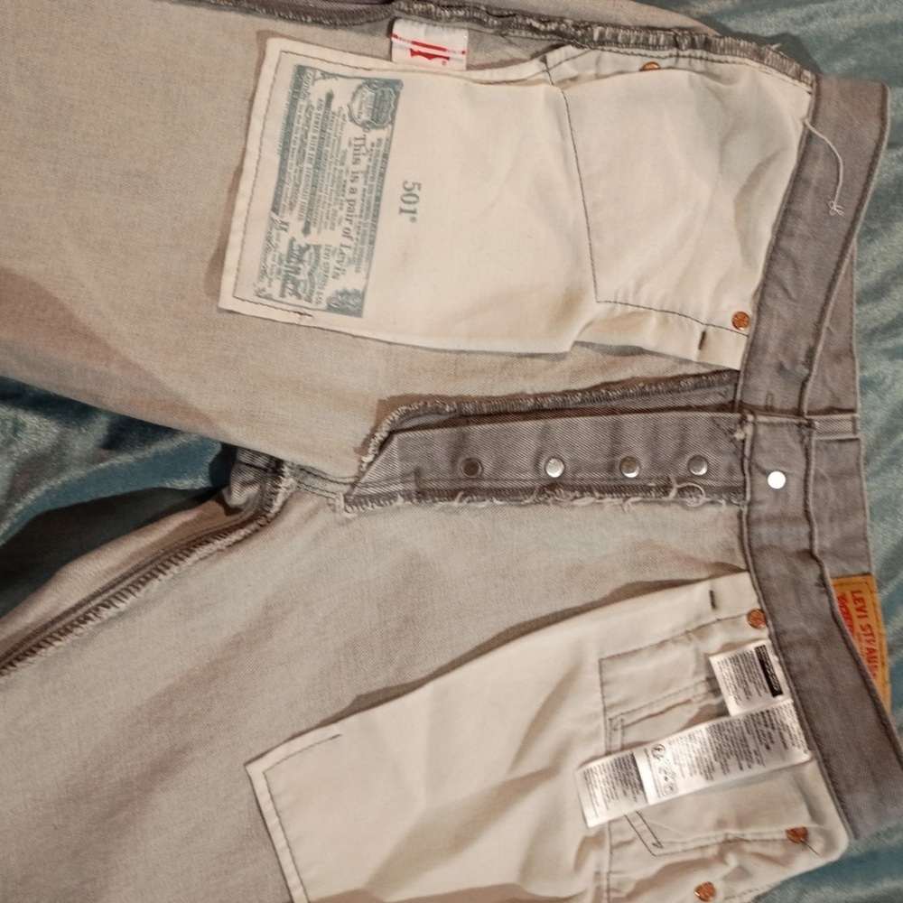 Levi’s 501 Original Fit Gray 32x30 - Picture 6 of 11